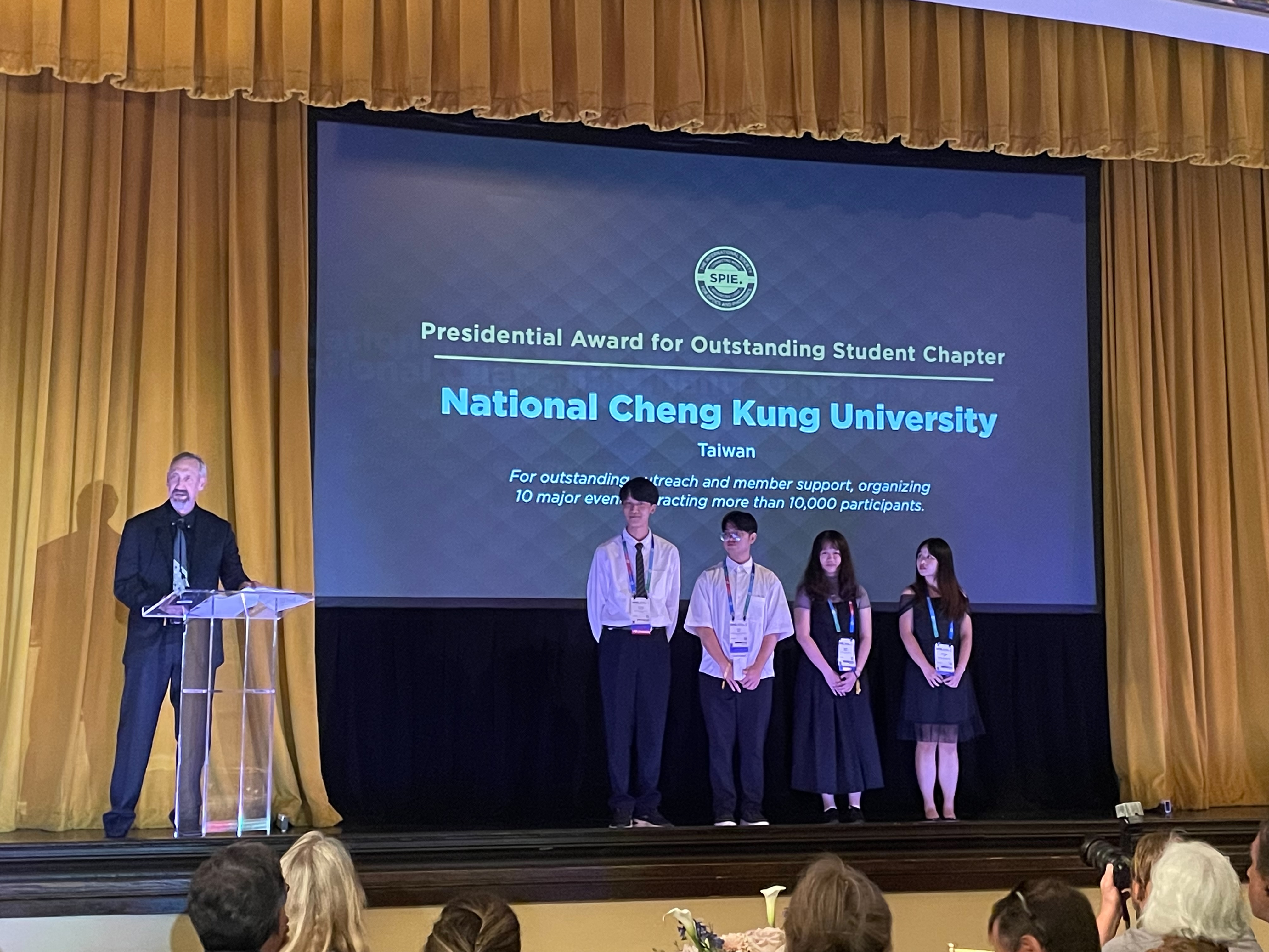Award ceremony photo
